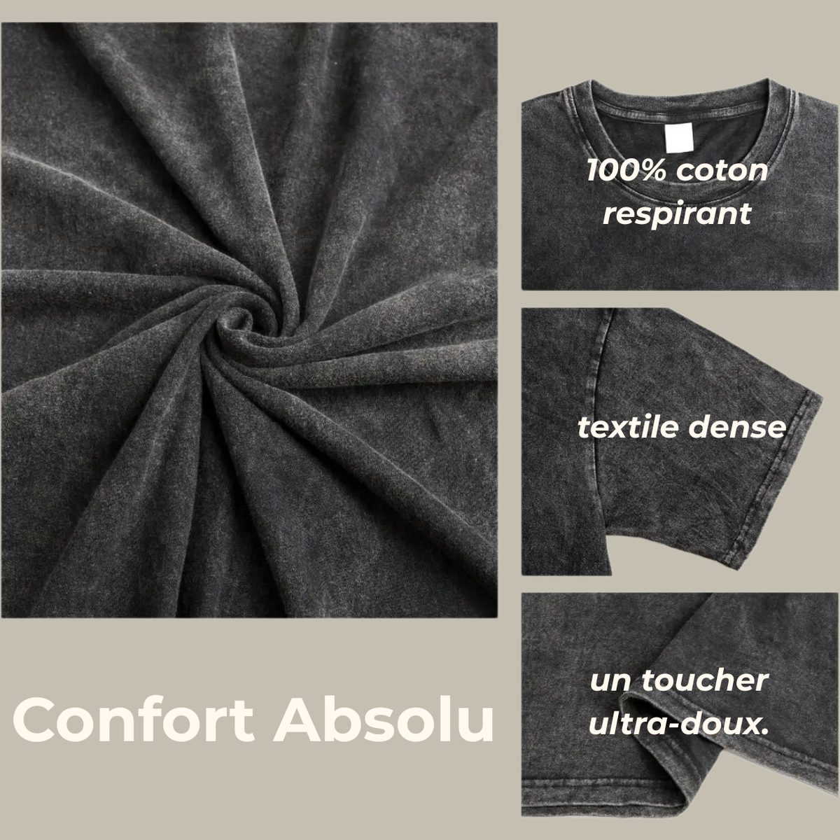 T-shirt Oversize Délavé Yami